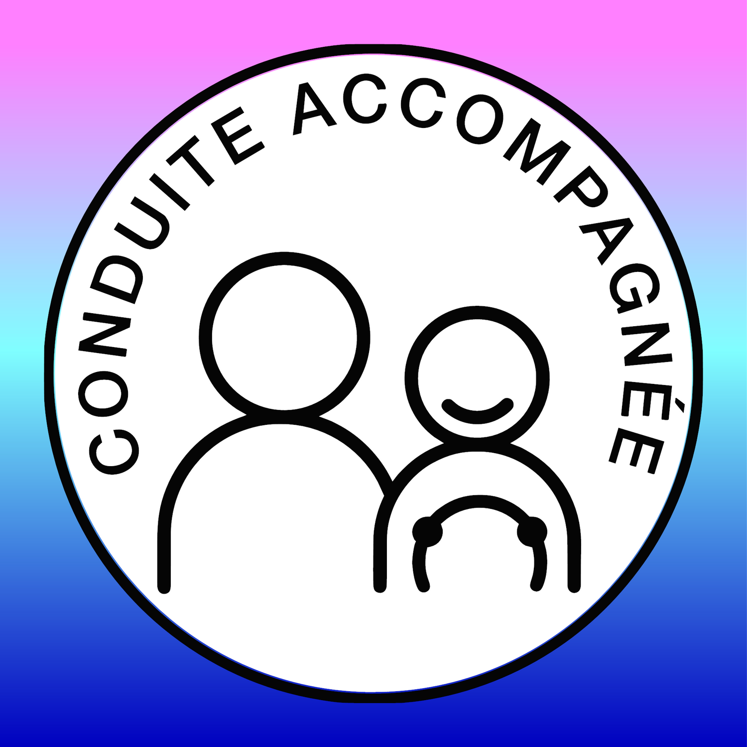Disque adhésif, conduite accompagnée