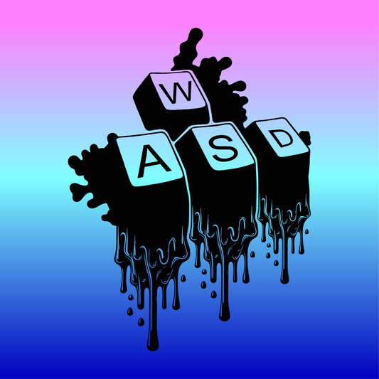 Sticker, Clavier Fondant WASD 🎮✨