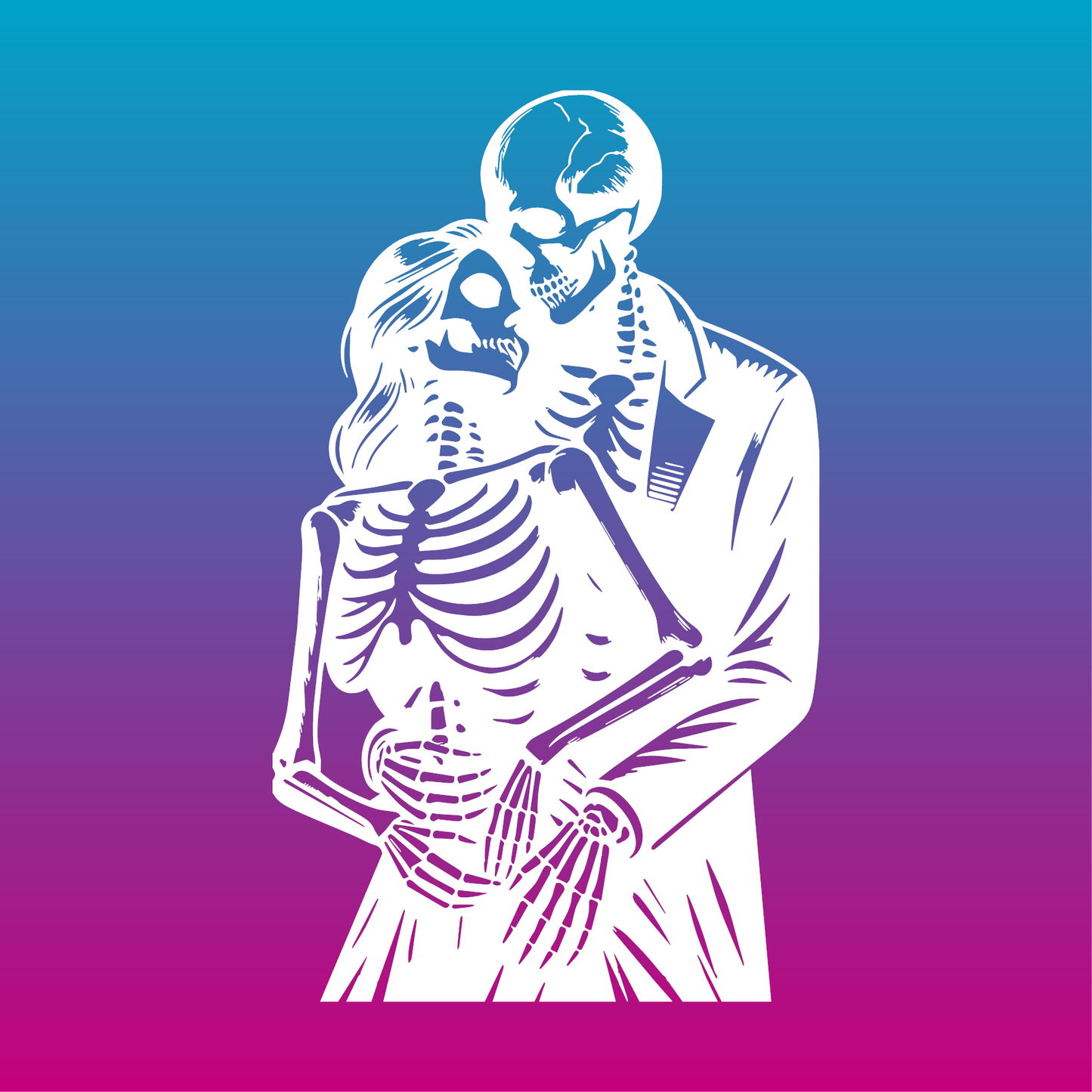 Sticker, L'Amour Macabre Éternel 💀❤️