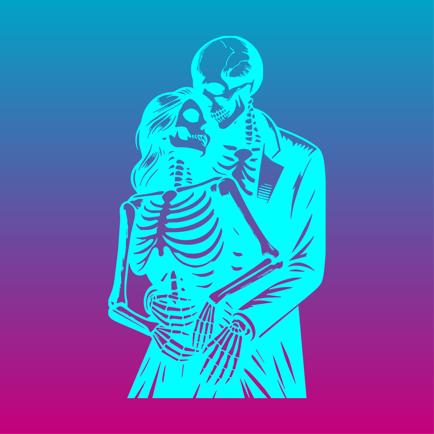 Sticker, L'Amour Macabre Éternel 💀❤️