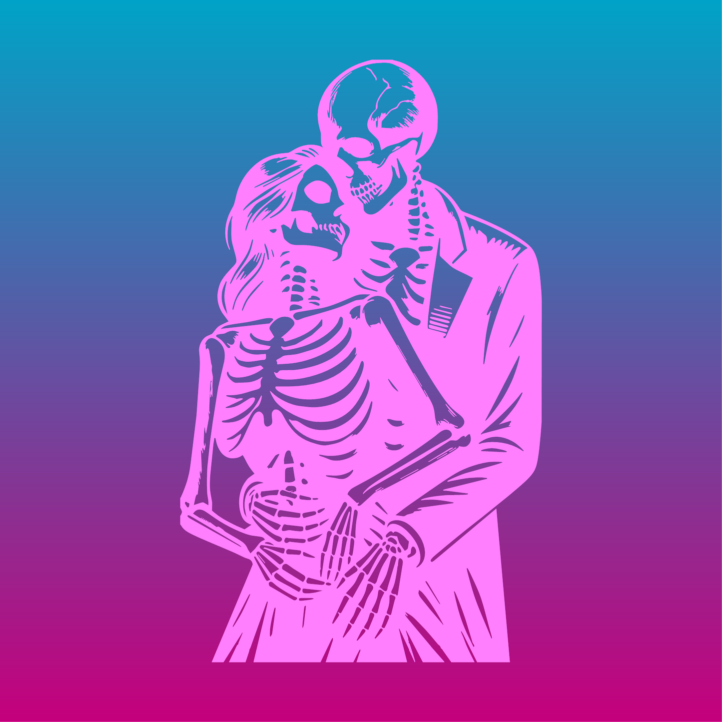 Sticker, L'Amour Macabre Éternel 💀❤️
