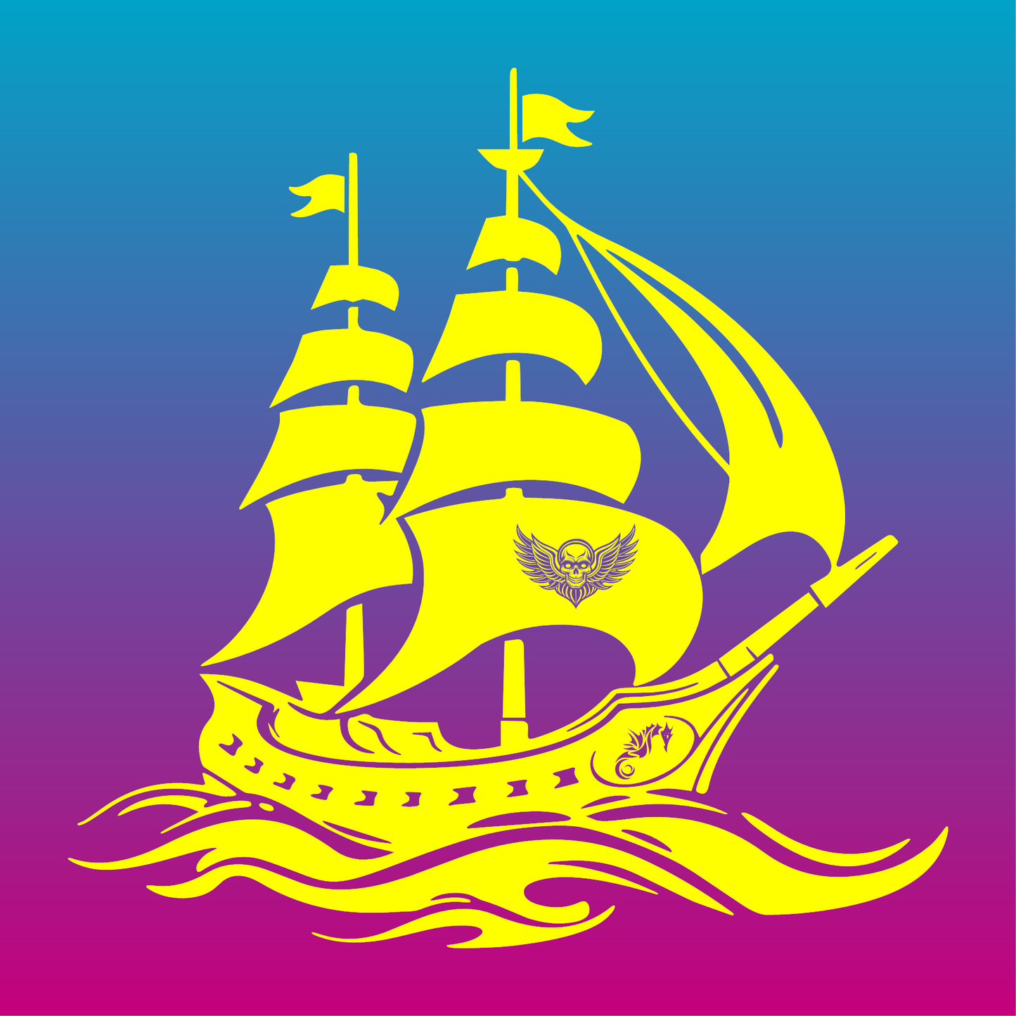 Sticker, Vaisseau des Ombres 🚢✨