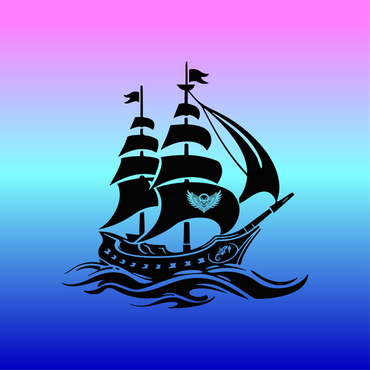 Sticker, Vaisseau des Ombres 🚢✨