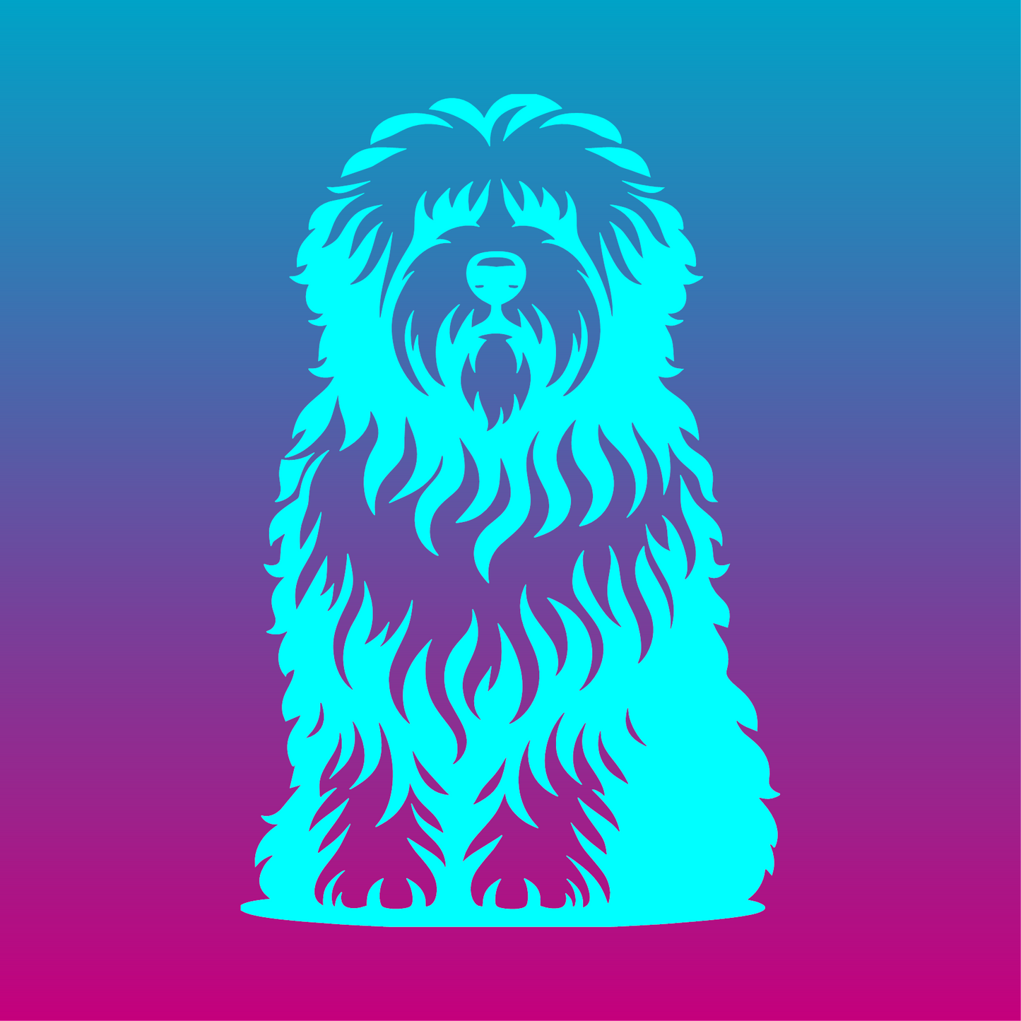 Sticker, Compagnon Vibrant 🌈🐶