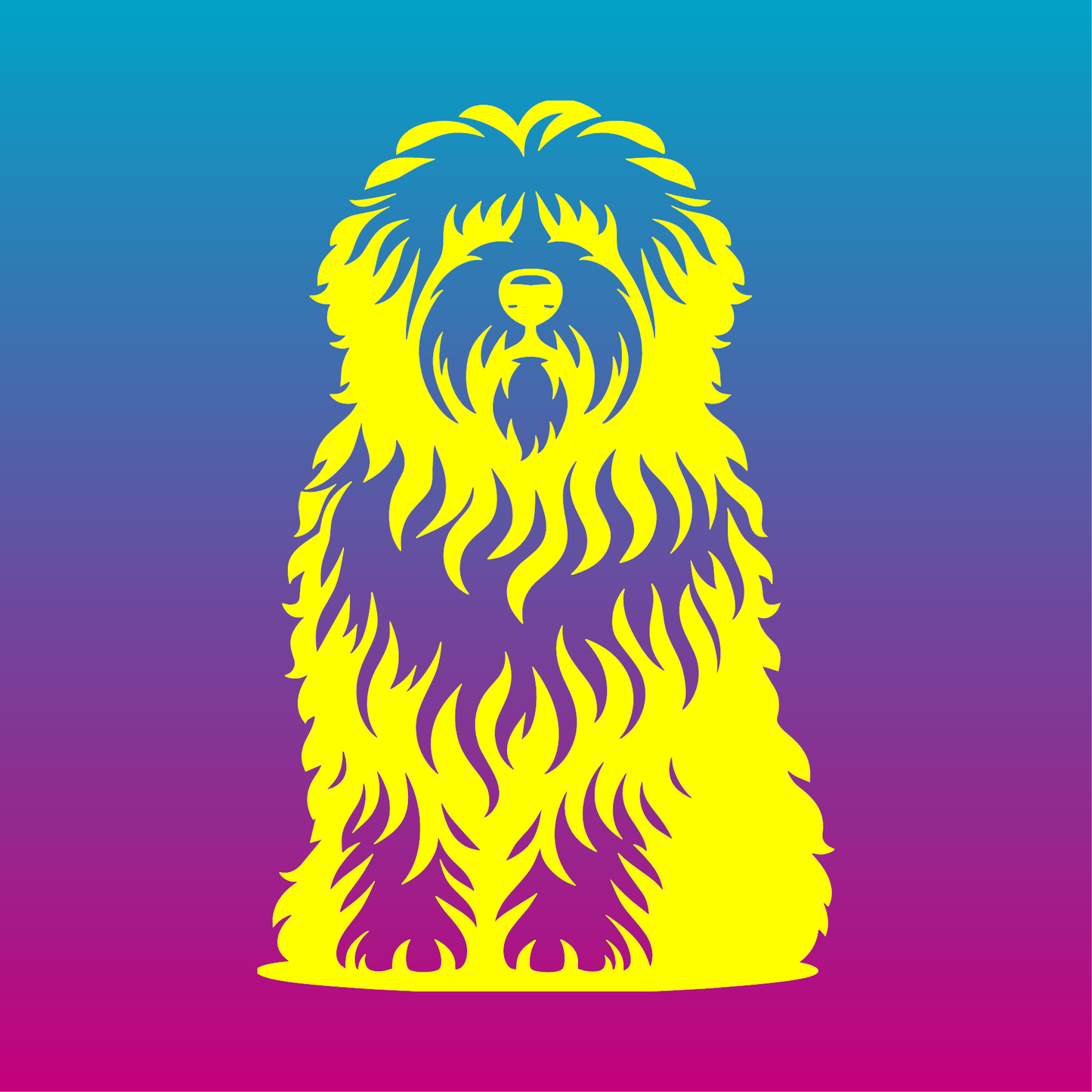 Sticker, Compagnon Vibrant 🌈🐶