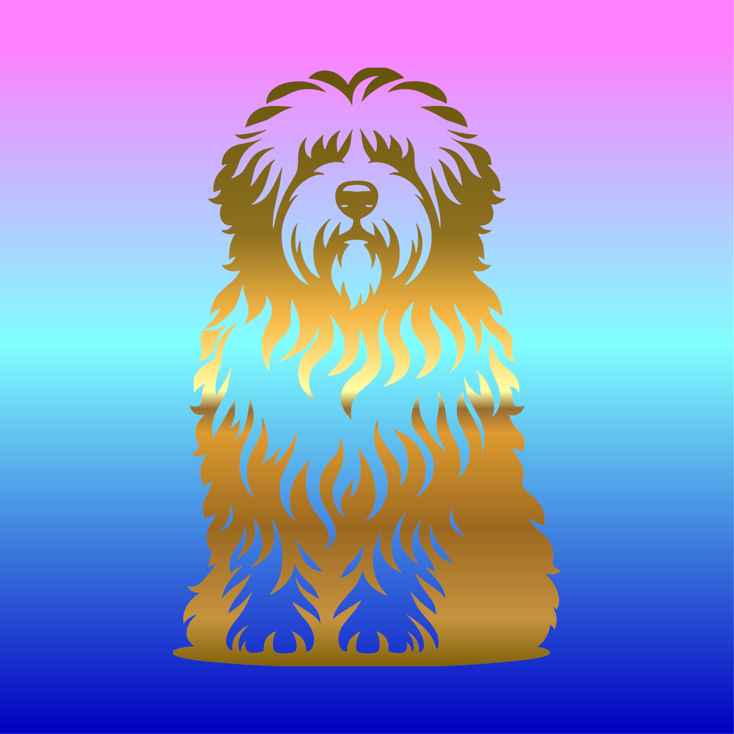 Sticker, Compagnon Vibrant 🌈🐶