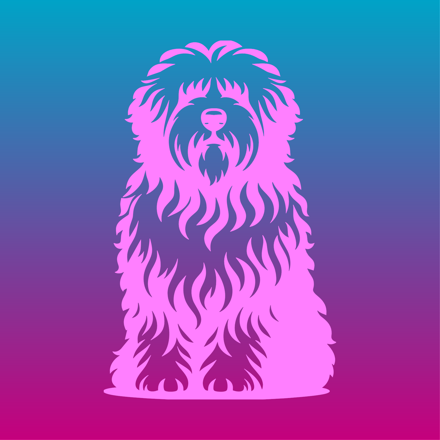 Sticker, Compagnon Vibrant 🌈🐶