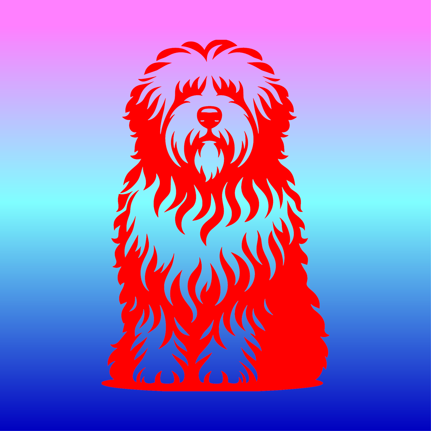 Sticker, Compagnon Vibrant 🌈🐶