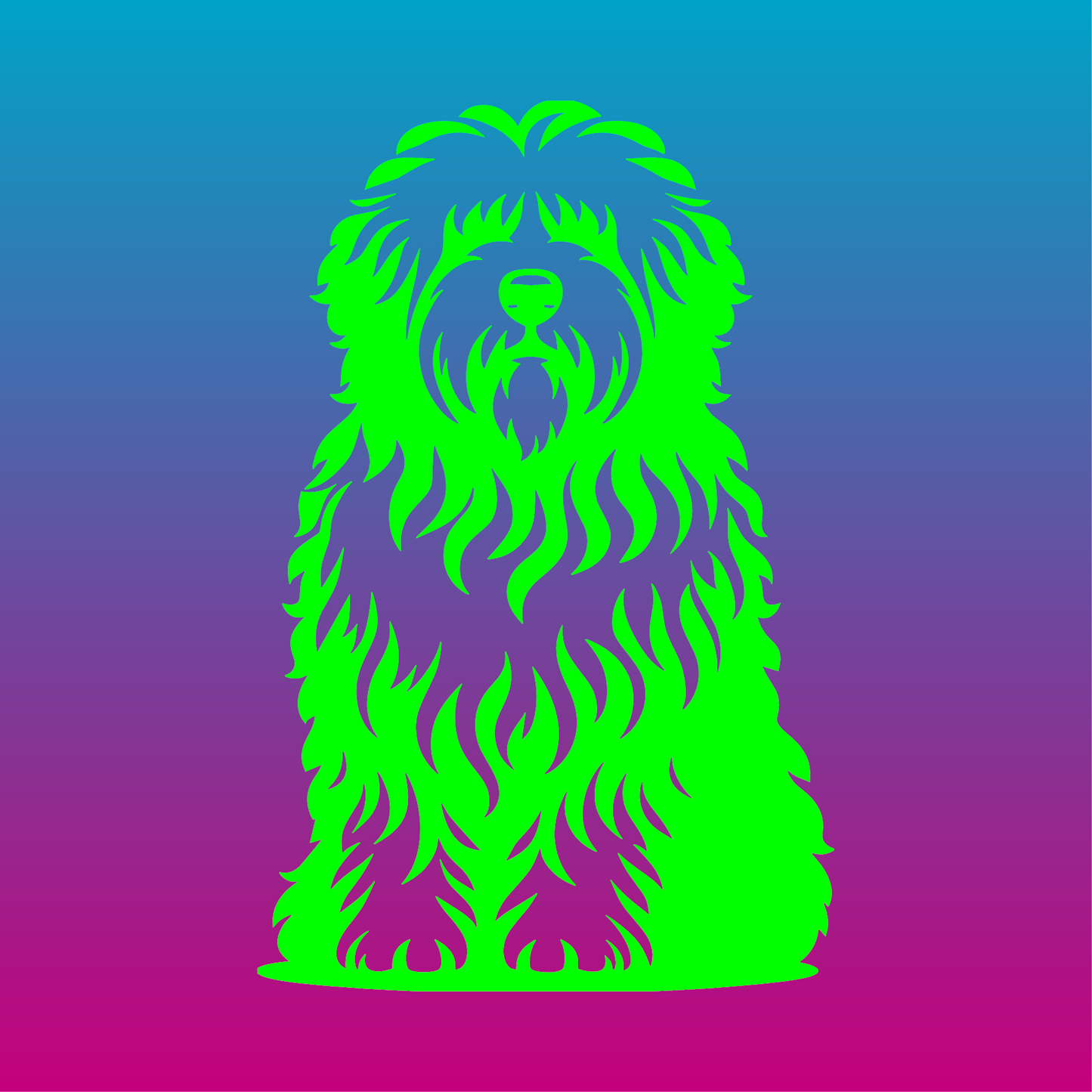 Sticker, Compagnon Vibrant 🌈🐶