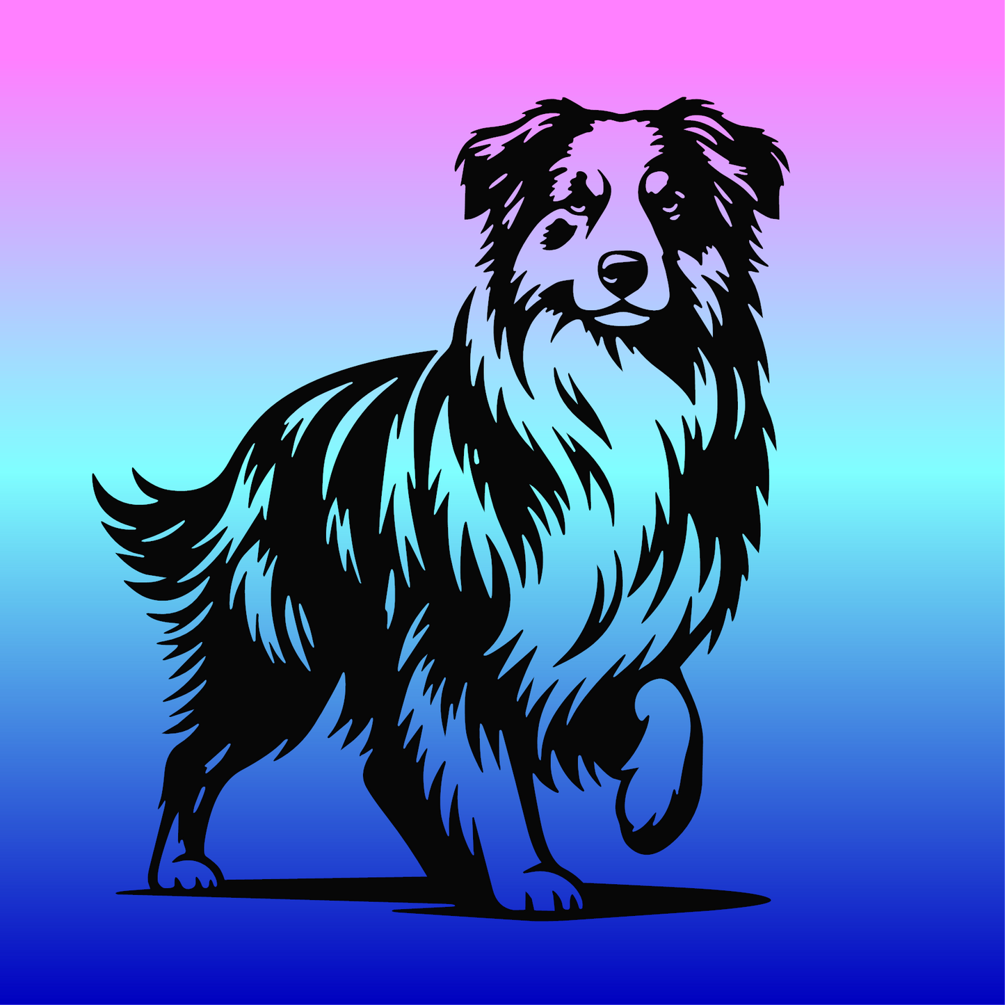 Sticker, Berger des Shetland 🐾✨