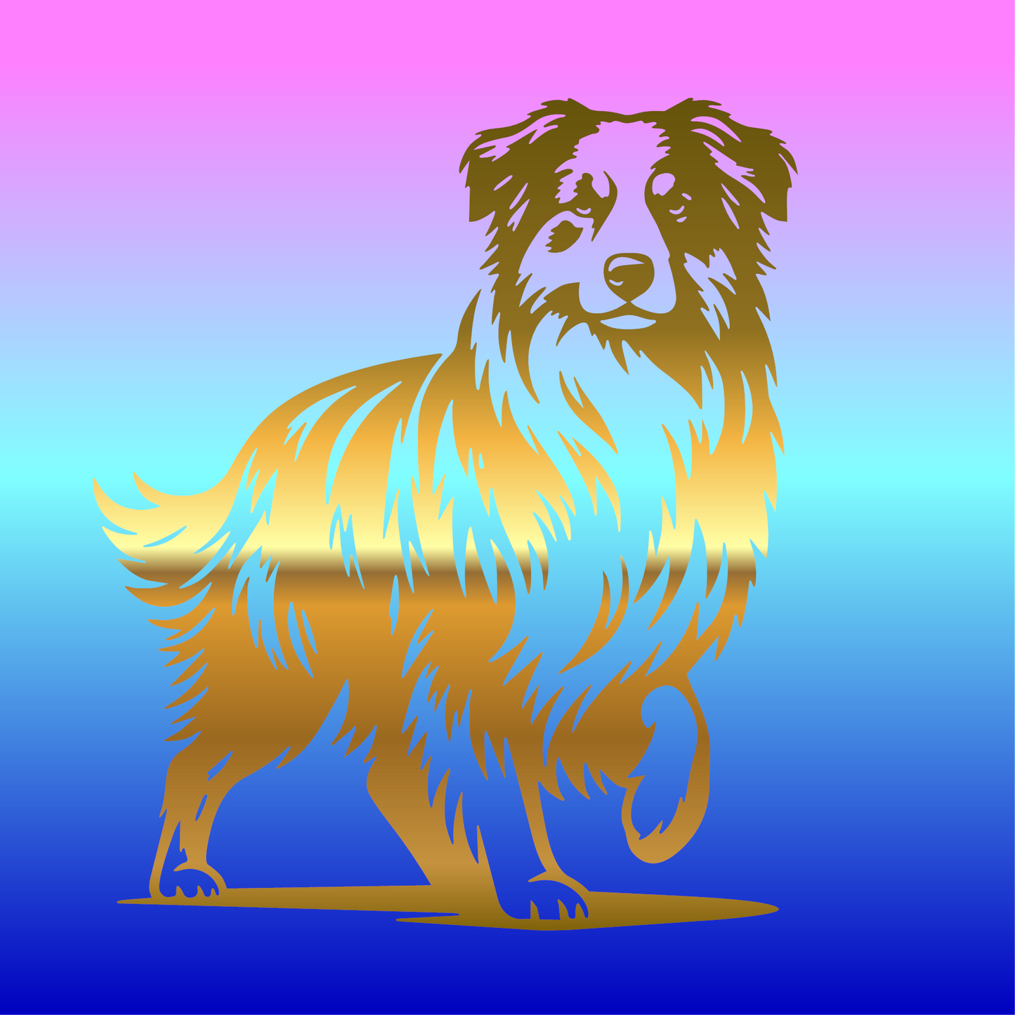 Sticker, Berger des Shetland 🐾✨
