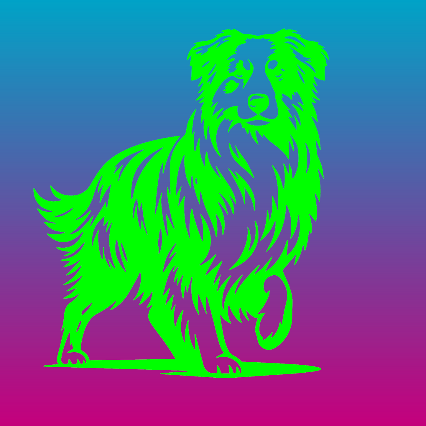 Sticker, Berger des Shetland 🐾✨