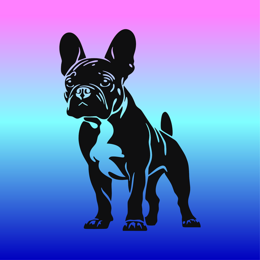 Sticker, Bouledogue Adorable 🐶💖