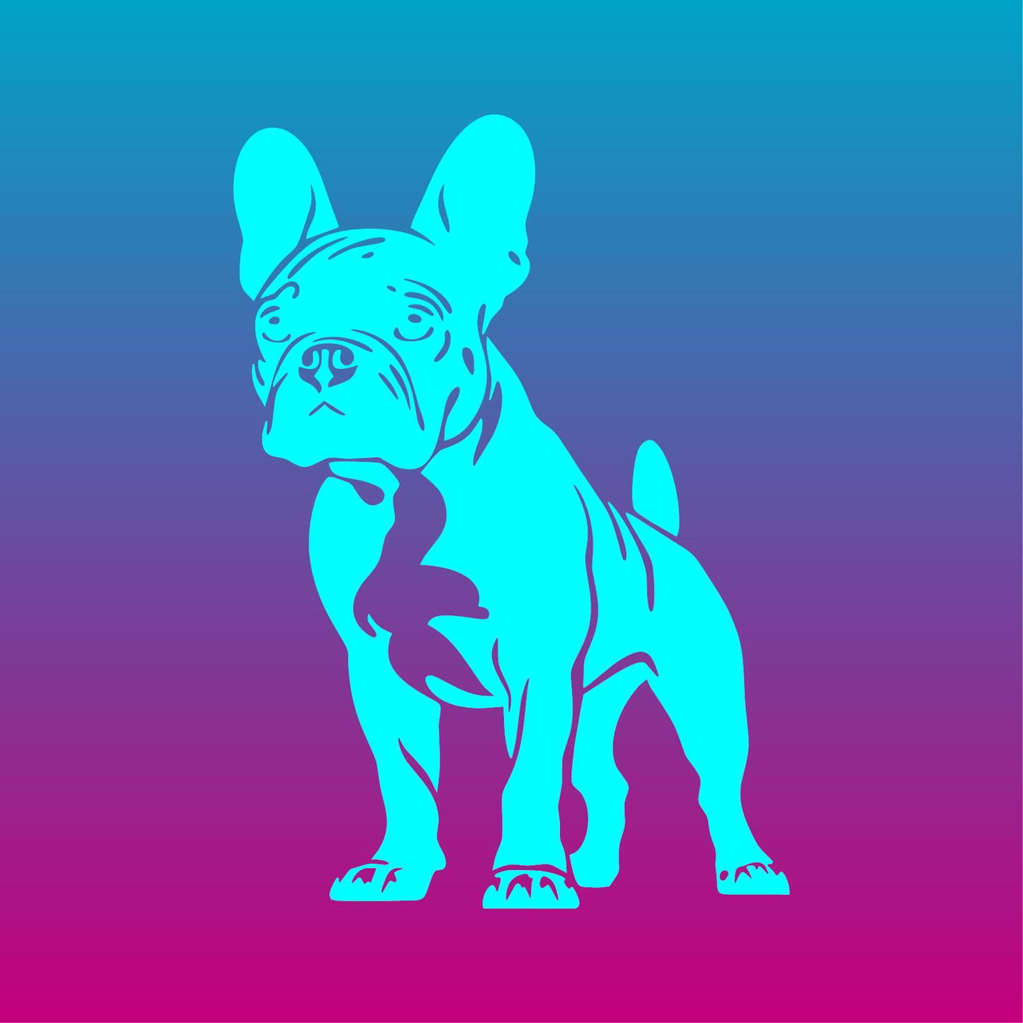 Sticker, Bouledogue Adorable 🐶💖