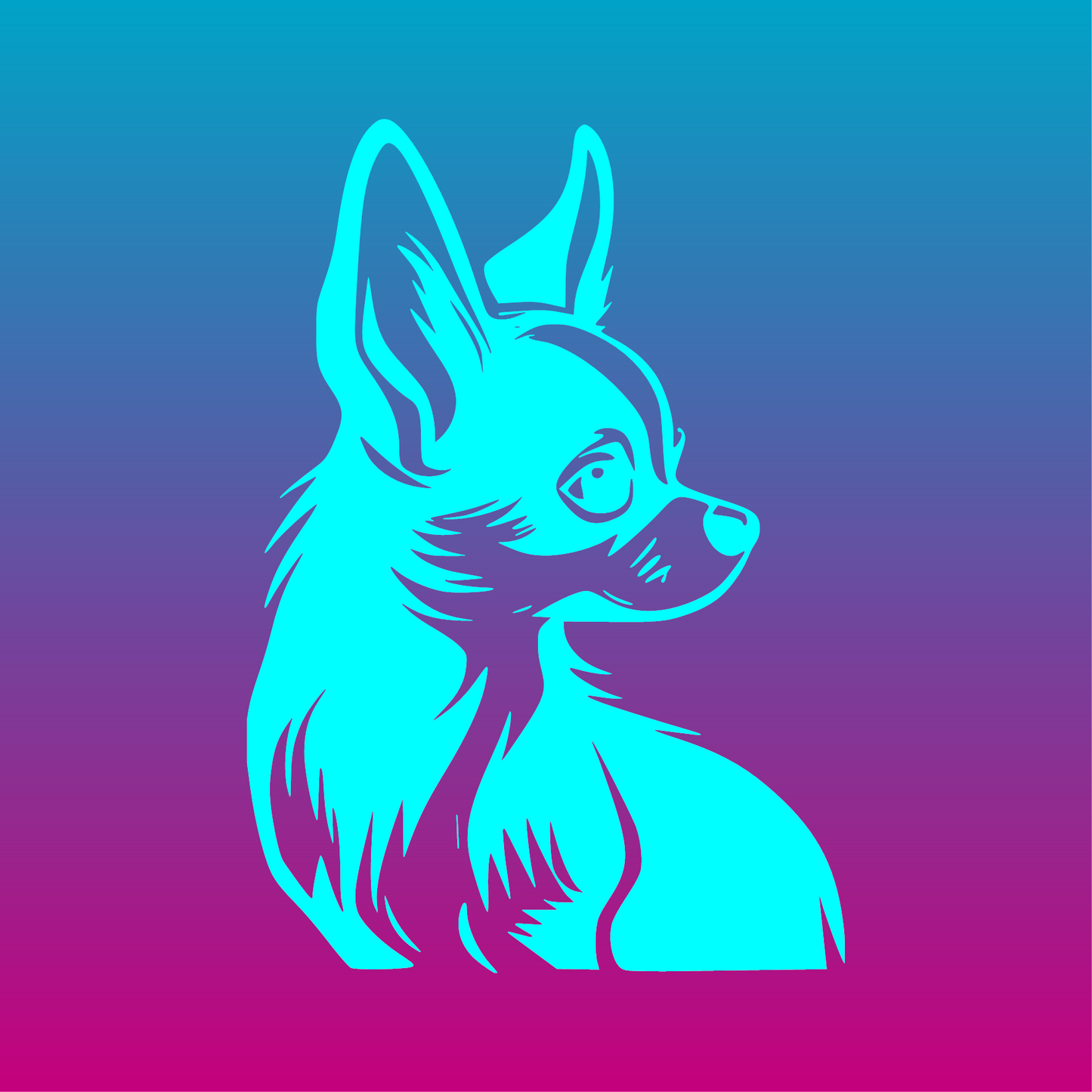 Sticker, Chihuahua Éclatant 🐾💫