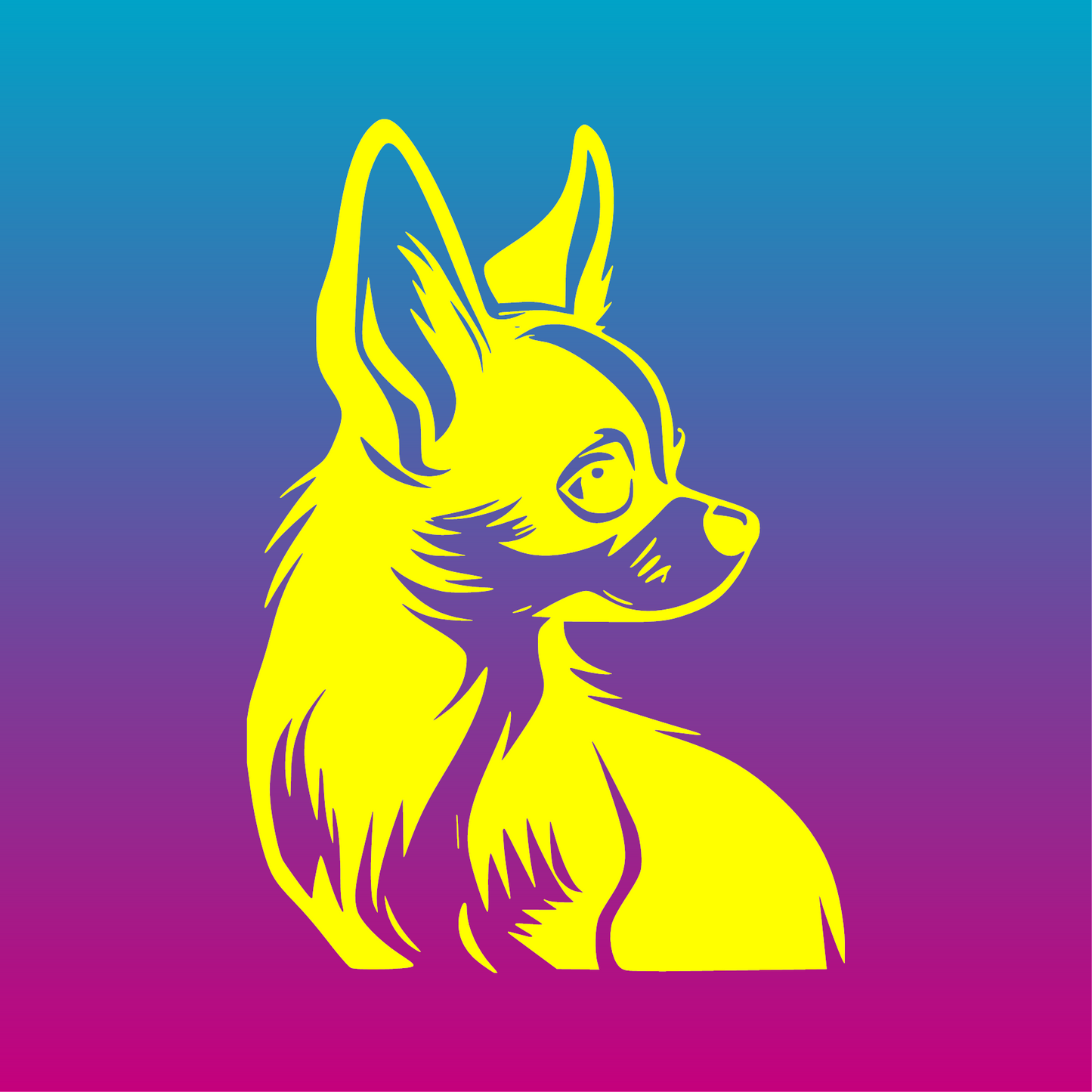 Sticker, Chihuahua Éclatant 🐾💫