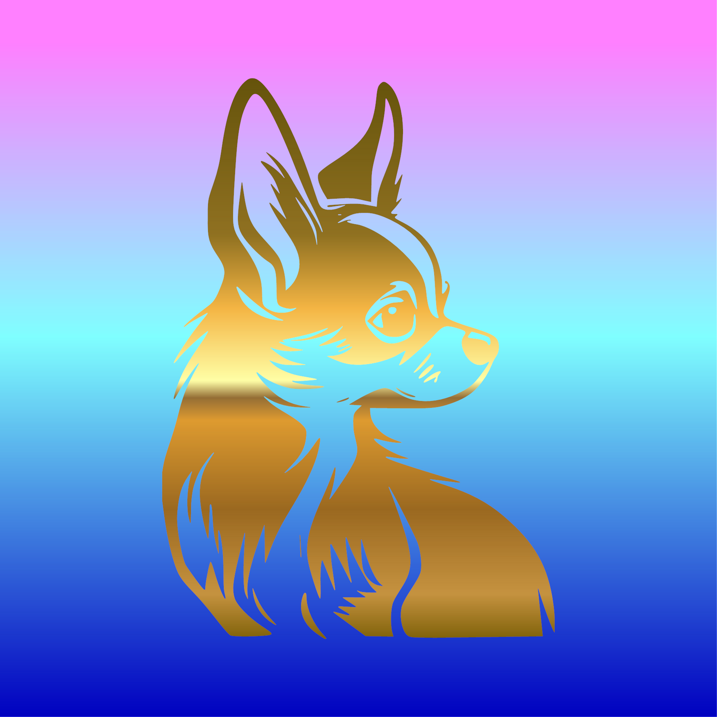 Sticker, Chihuahua Éclatant 🐾💫