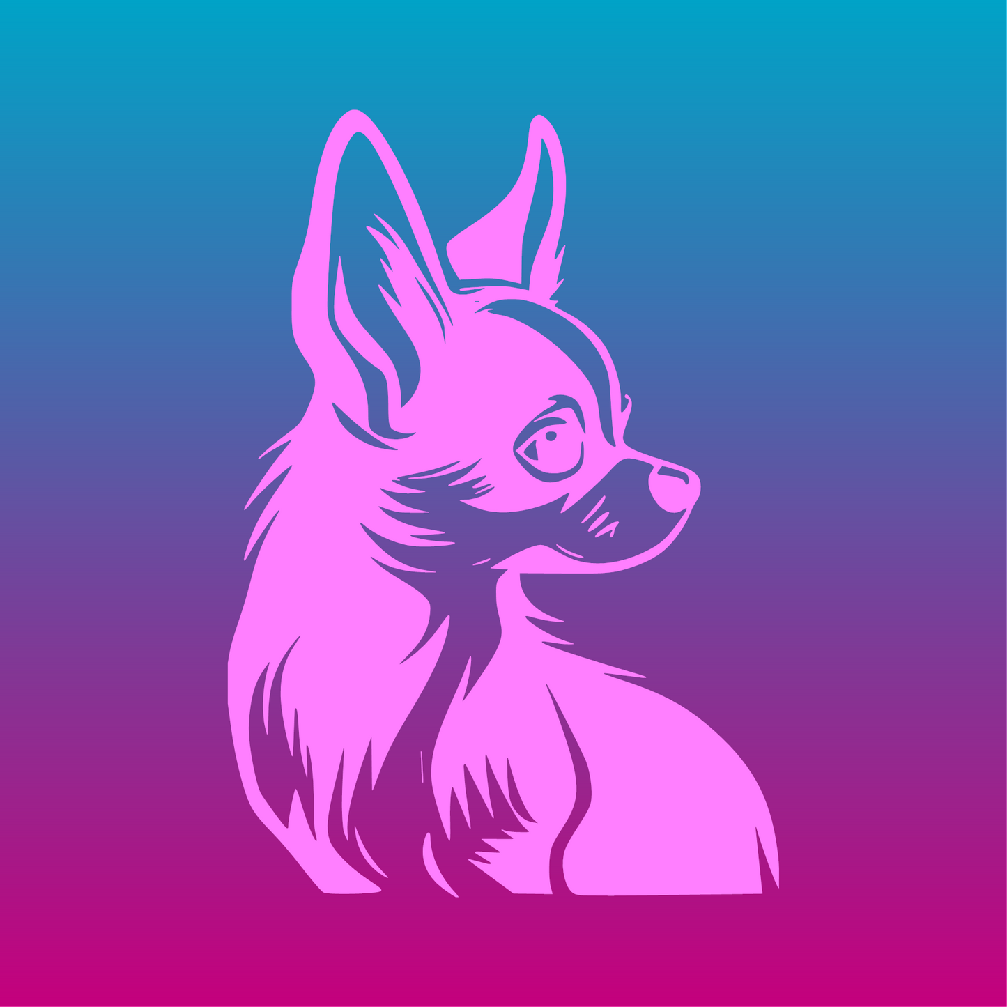 Sticker, Chihuahua Éclatant 🐾💫