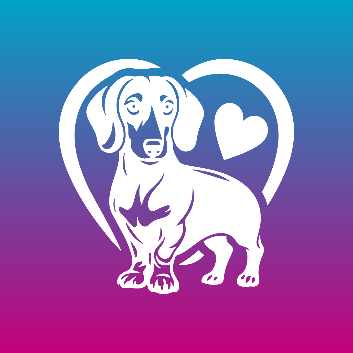 Sticker, Teckel de l'Amour 🐶❤️