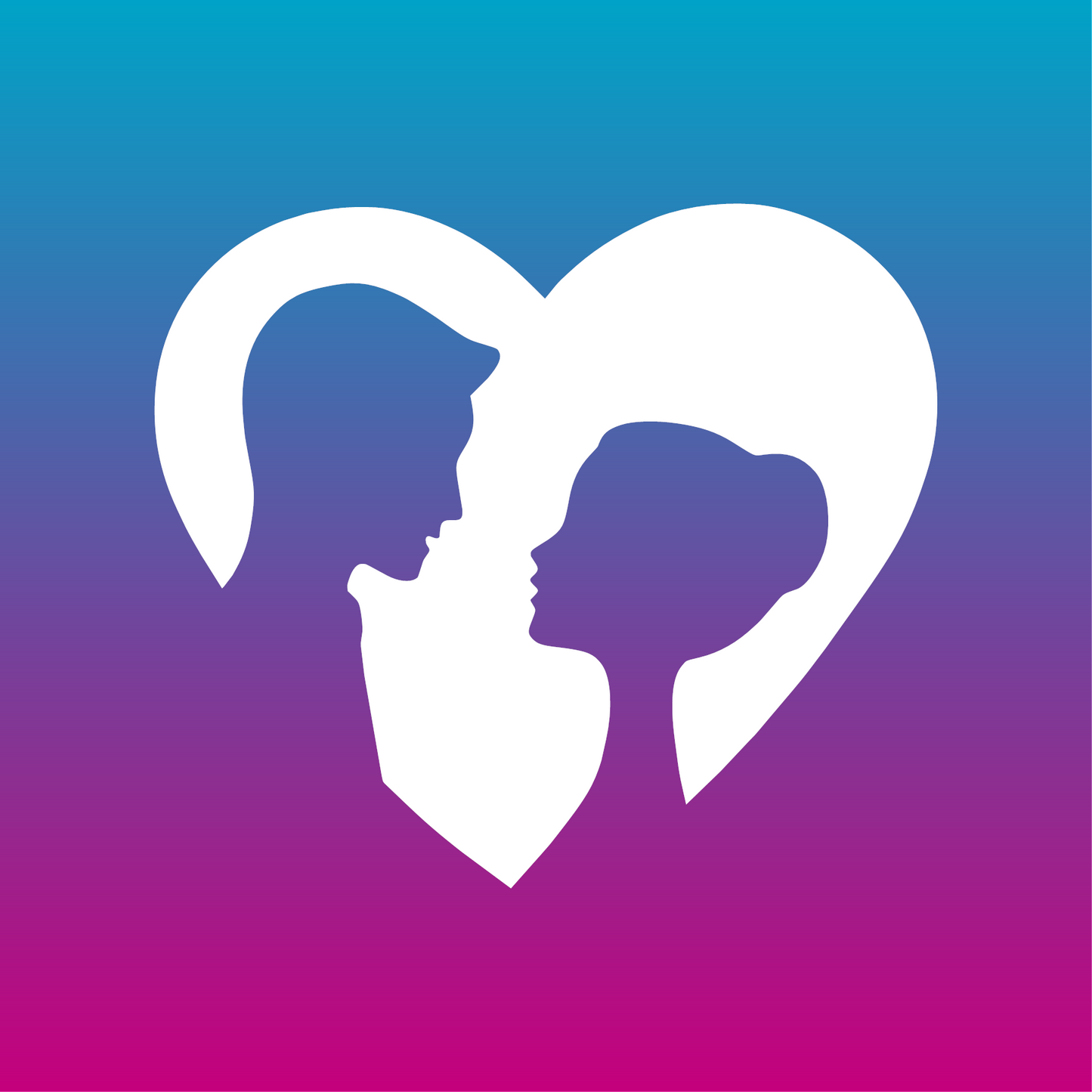 Sticker, Couple dans un Cœur 💖✨