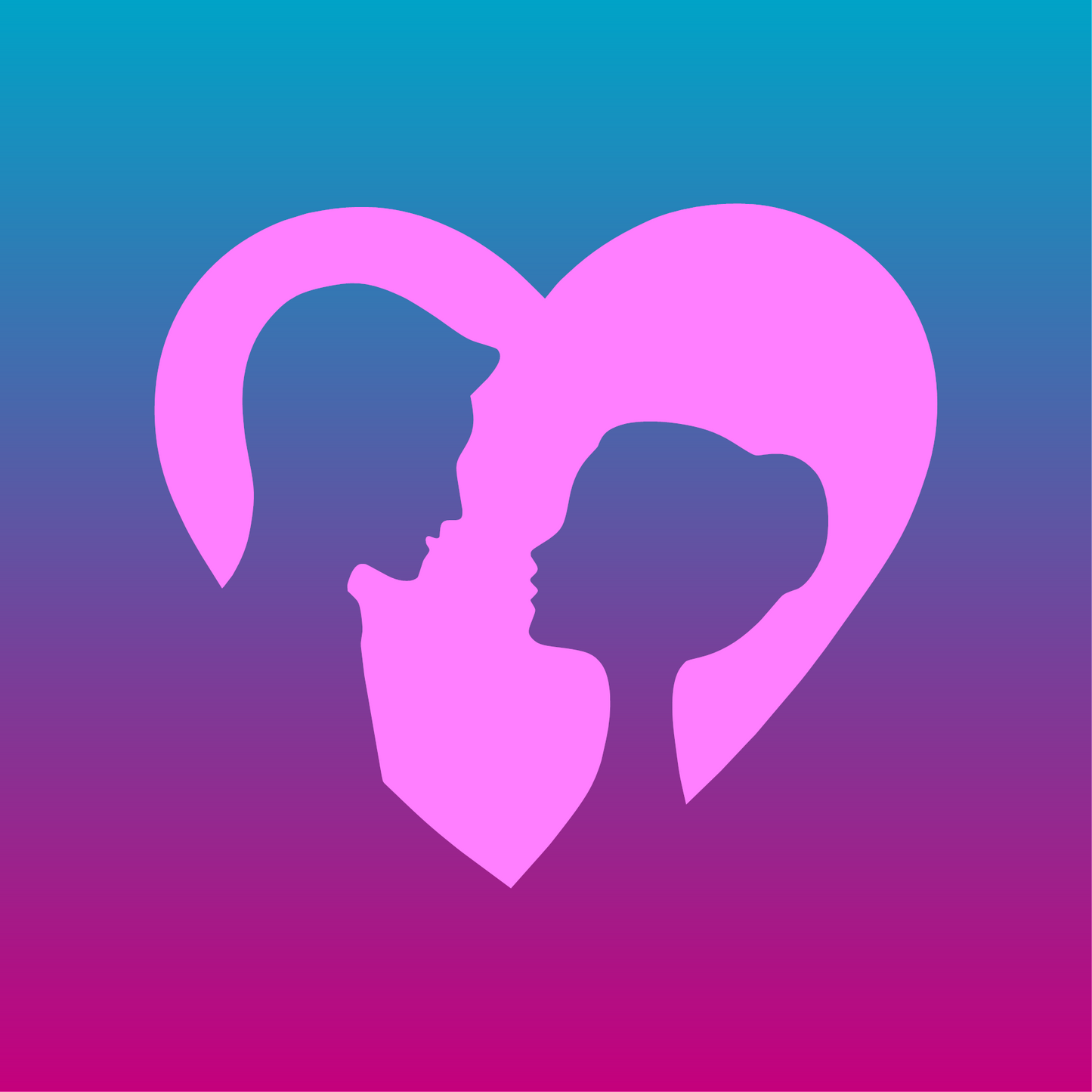 Sticker, Couple dans un Cœur 💖✨