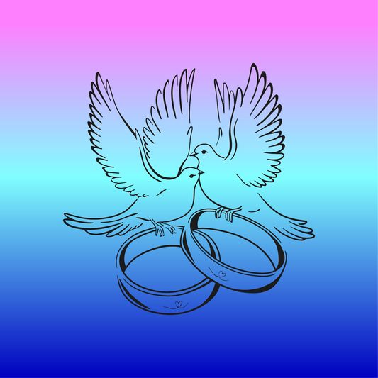 Sticker, Colombes de l'Union 🕊️💍