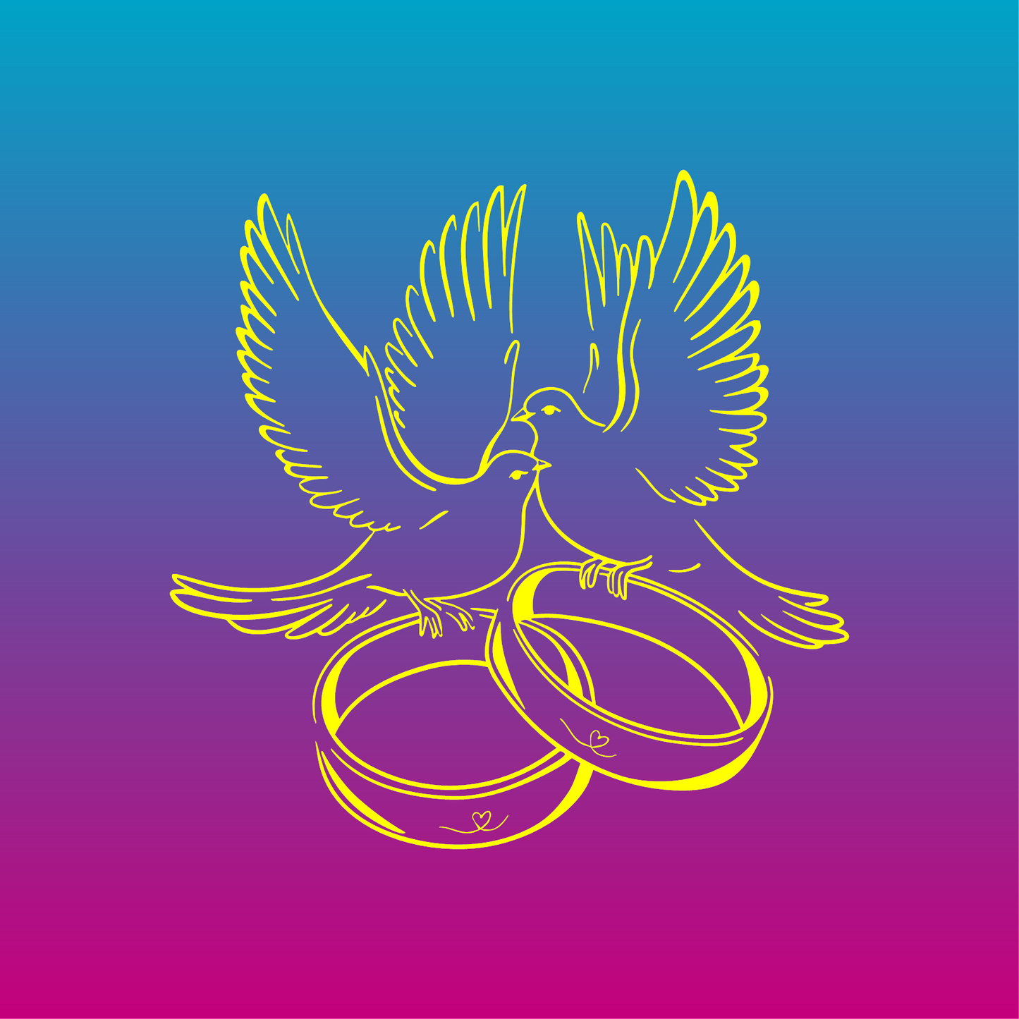 Sticker, Colombes de l'Union 🕊️💍