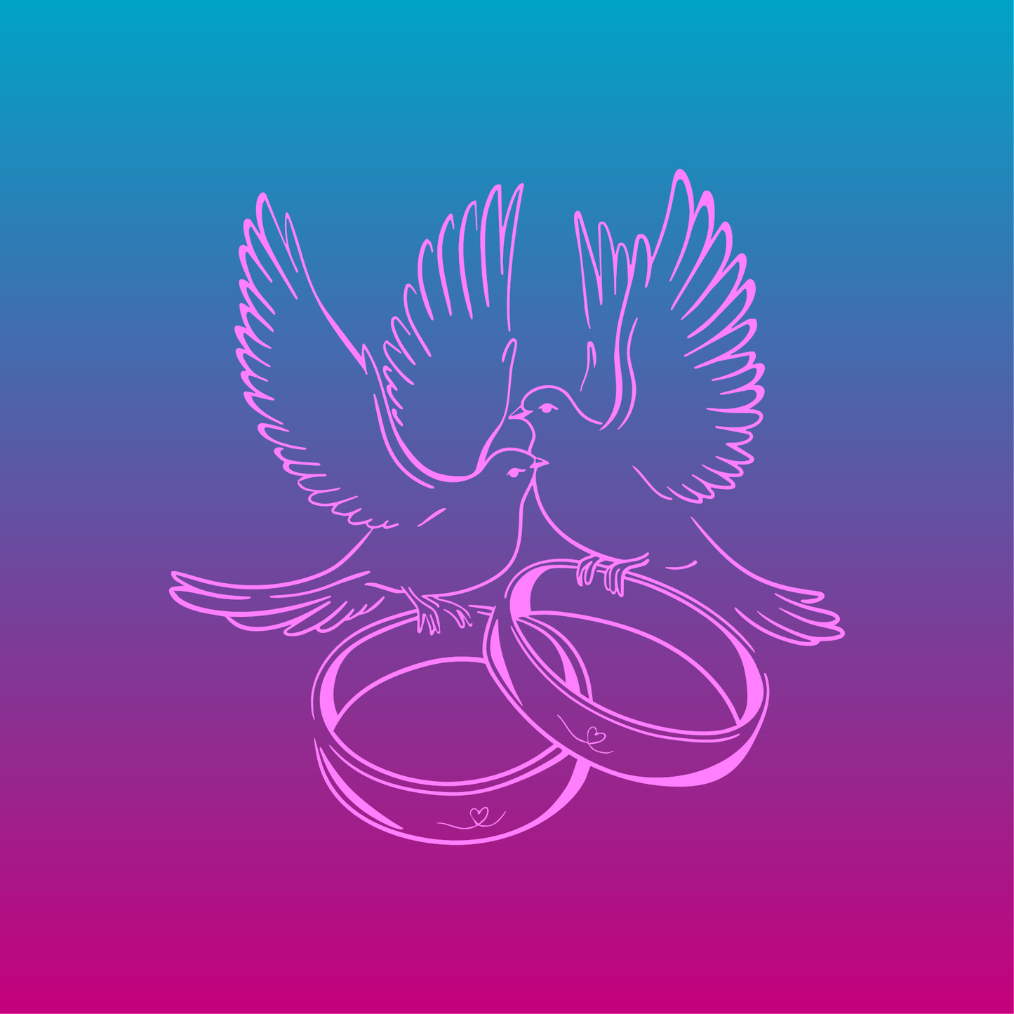 Sticker, Colombes de l'Union 🕊️💍