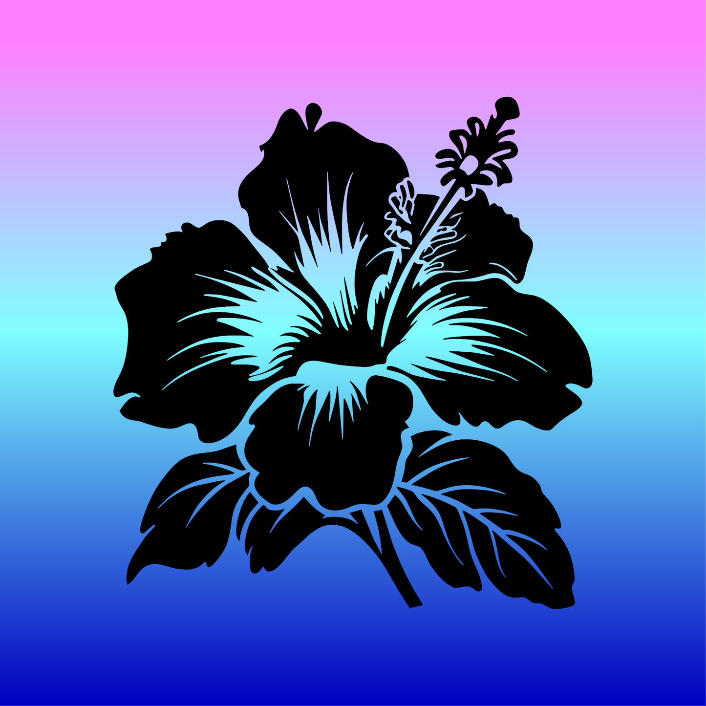 Sticker, Éclat Hibiscus 🌺✨