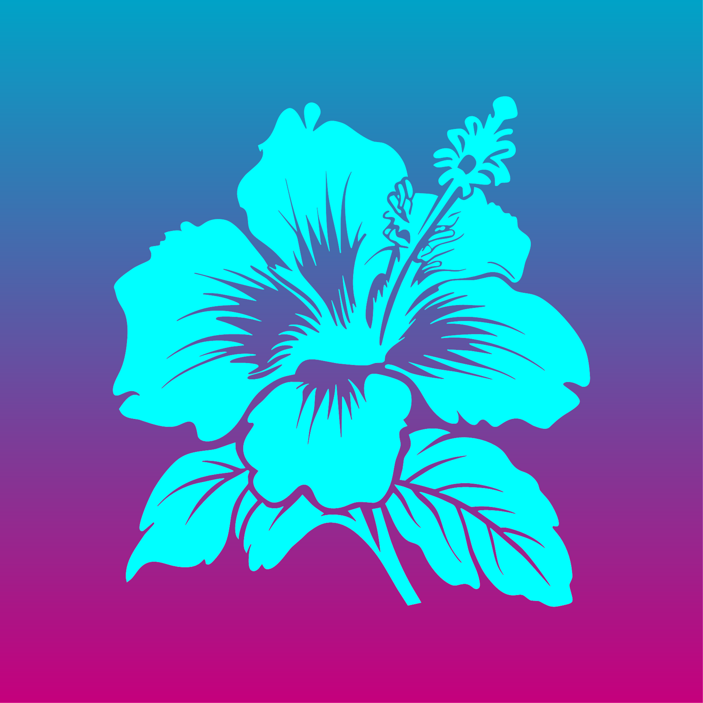 Sticker, Éclat Hibiscus 🌺✨