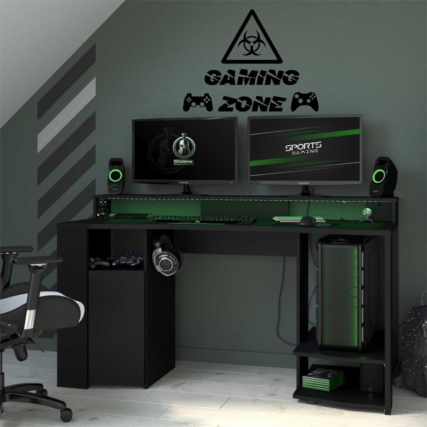 Sticker, Zone Gaming : Attention 🎮⚠️
