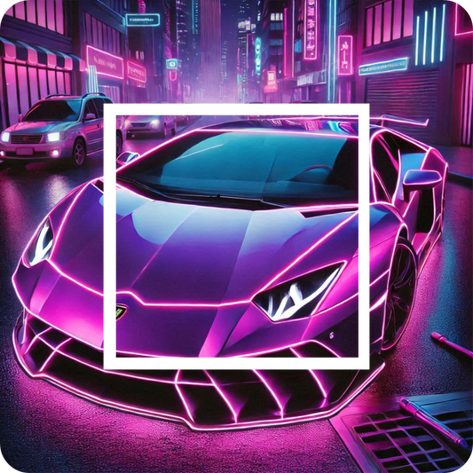 Sticker, d'interrupteur Lamborghini néon