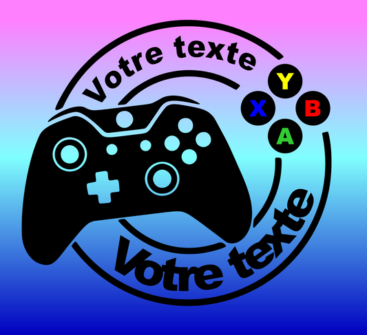 Sticker Personnalisable xbox pour Porte 🚪✨