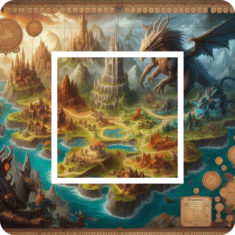 Sticker, d'interrupteur "Carte de Jeu RPG🗺️"
