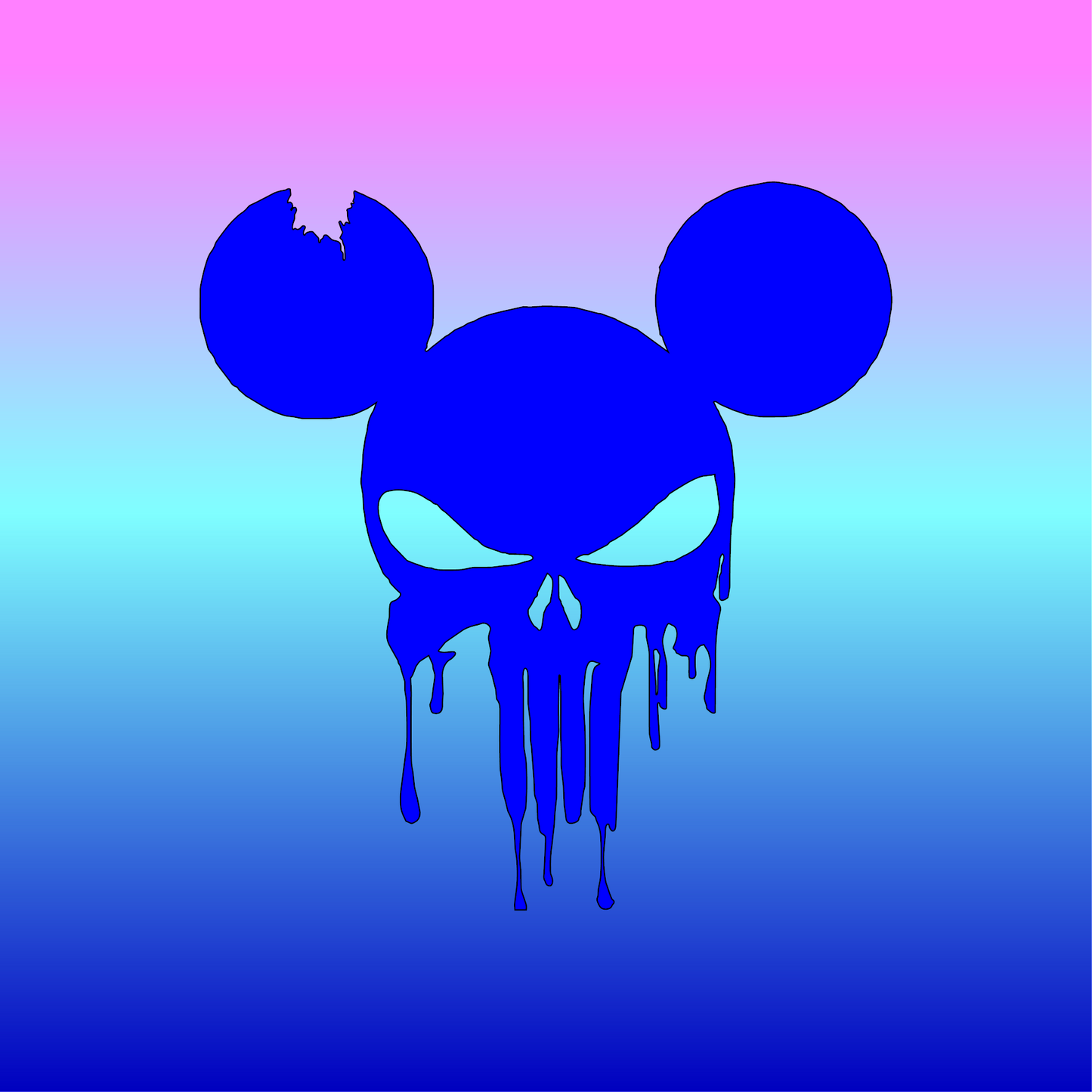 Stickers, mickey the punisher