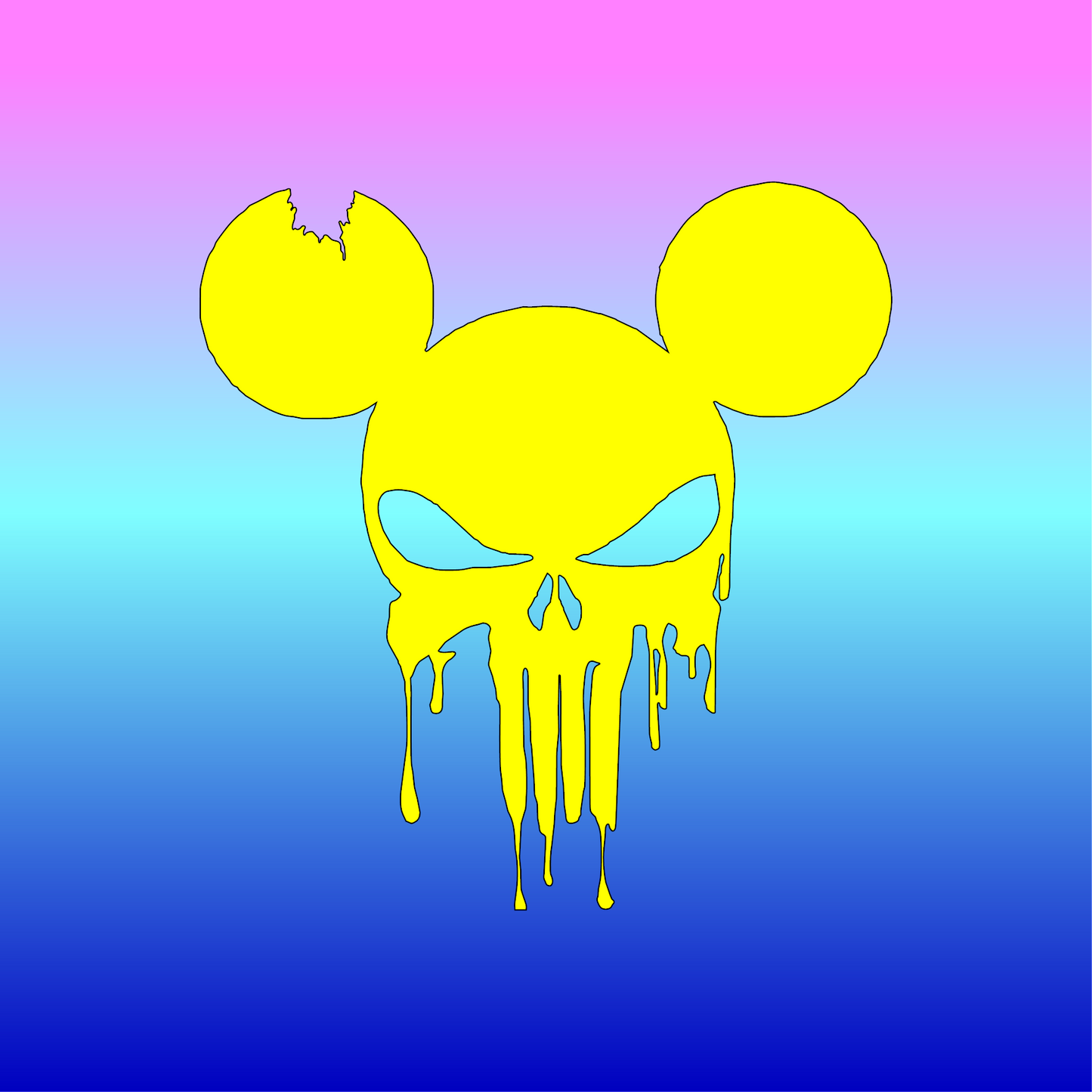 Stickers, mickey the punisher