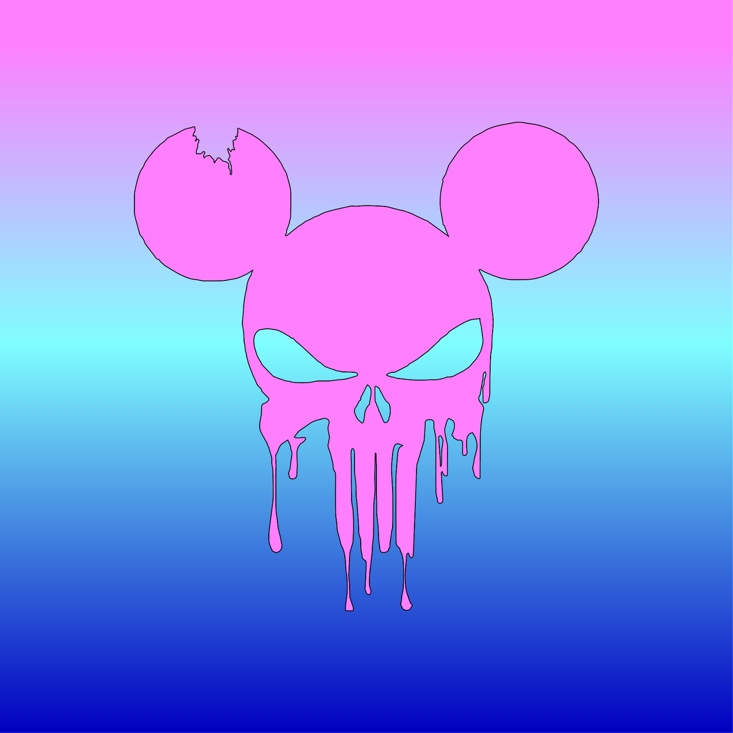Stickers, mickey the punisher