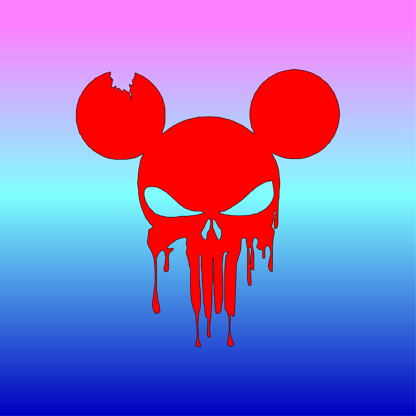 Stickers, mickey the punisher