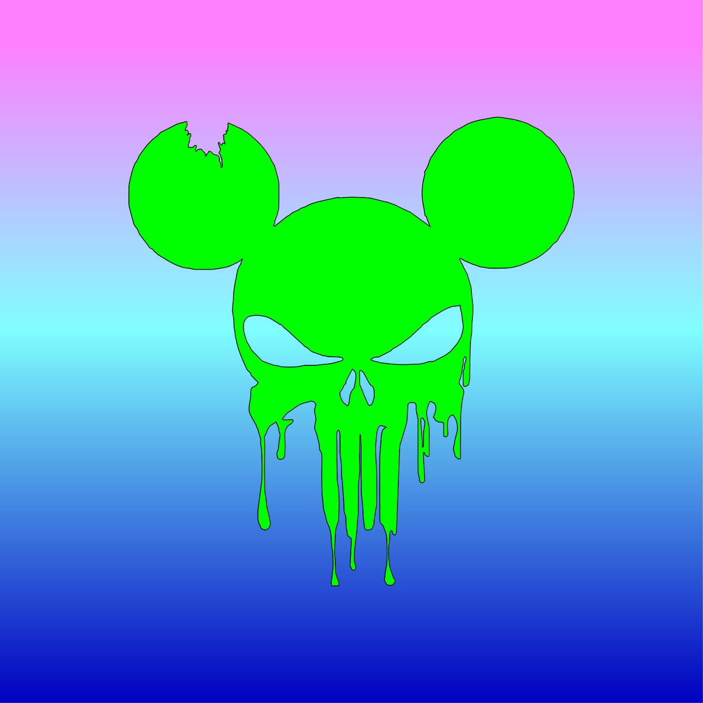 Stickers, mickey the punisher