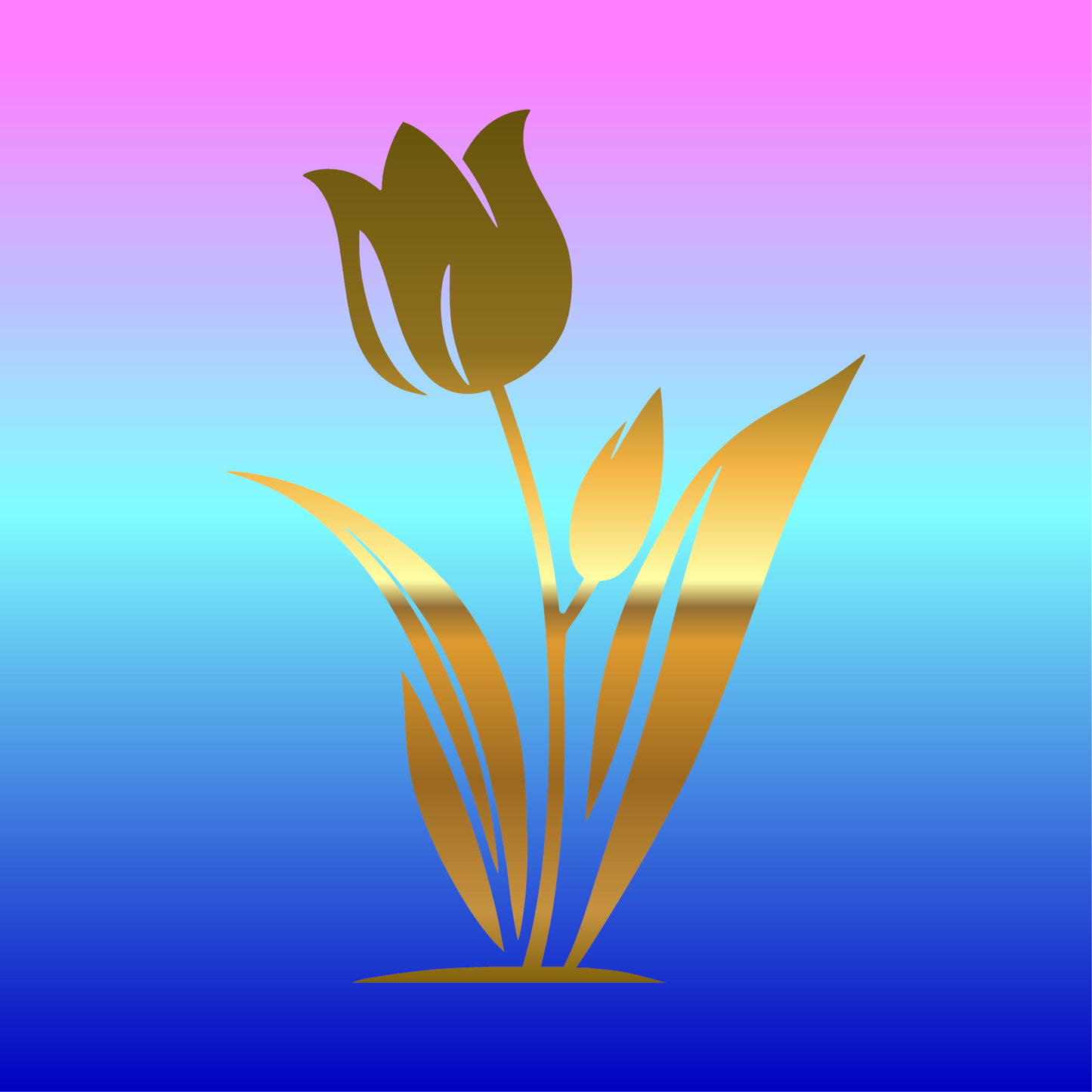 Sticker, Tulipe Élégante 🌷✨