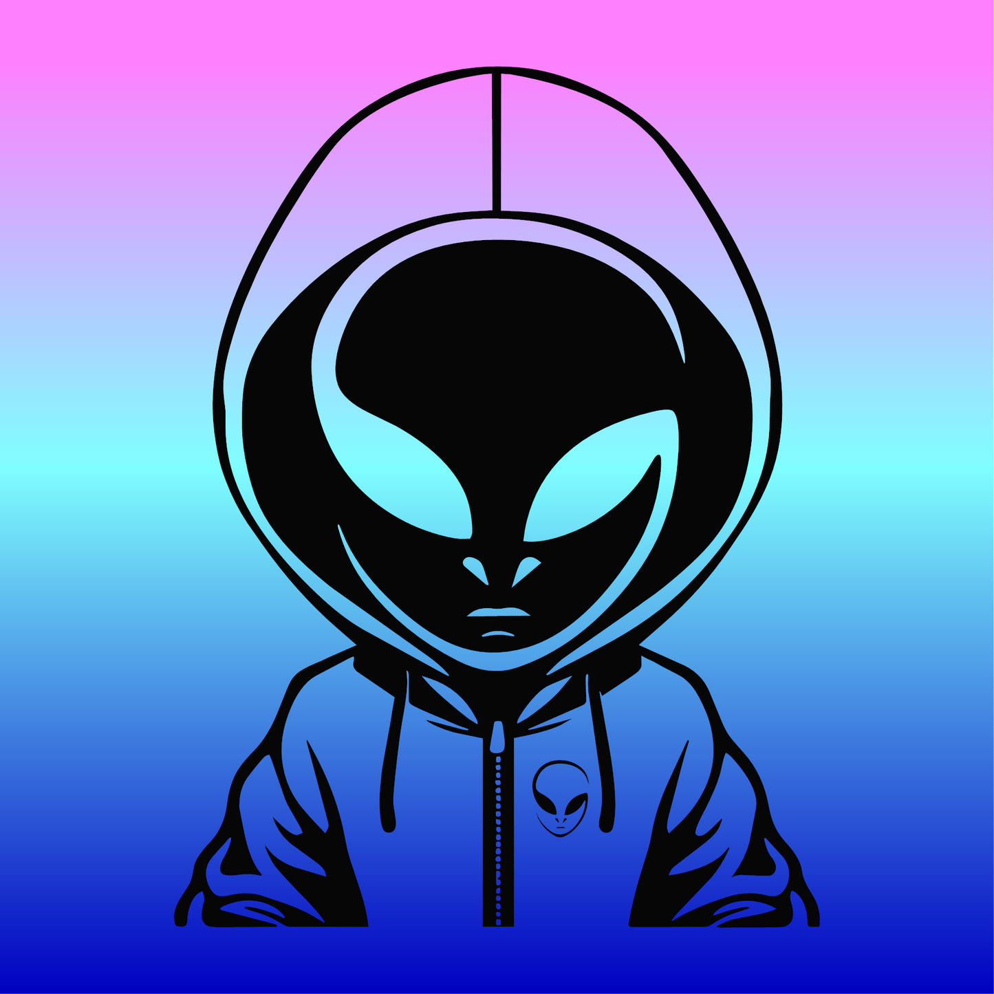 Sticker "L'Extraterrestre Urbain" 👽✨