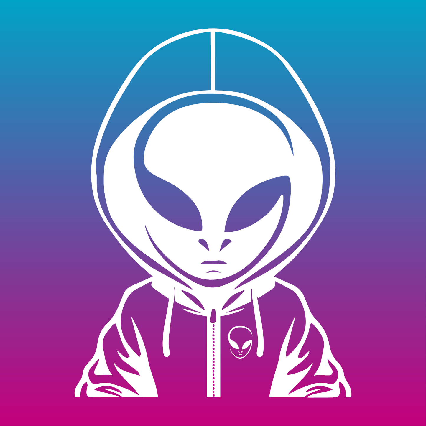 Sticker "L'Extraterrestre Urbain" 👽✨