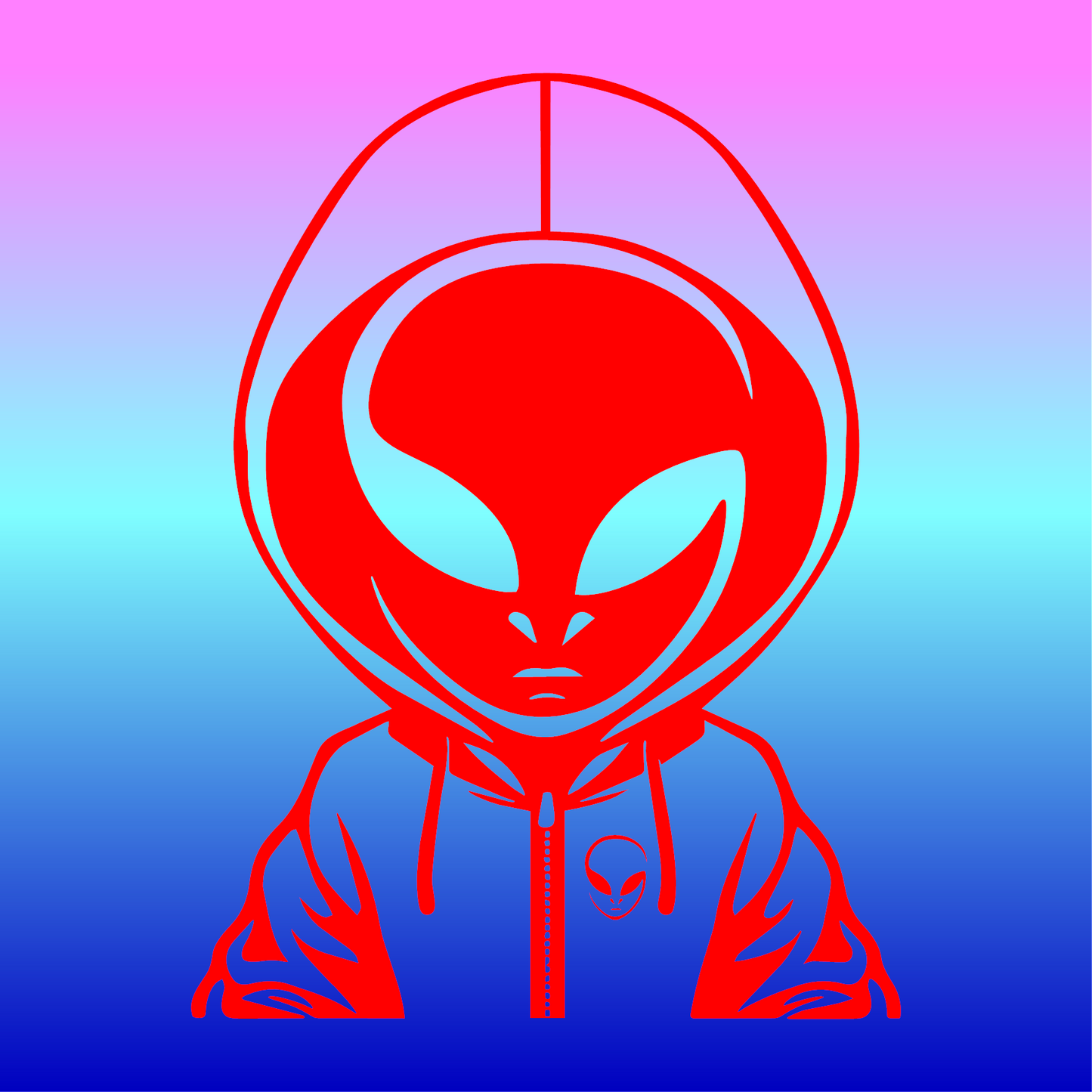 Sticker "L'Extraterrestre Urbain" 👽✨