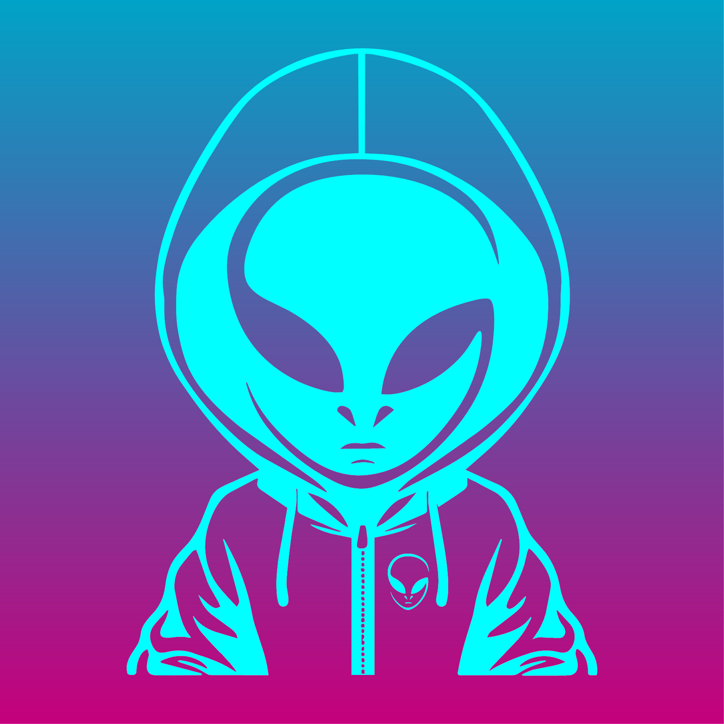Sticker "L'Extraterrestre Urbain" 👽✨