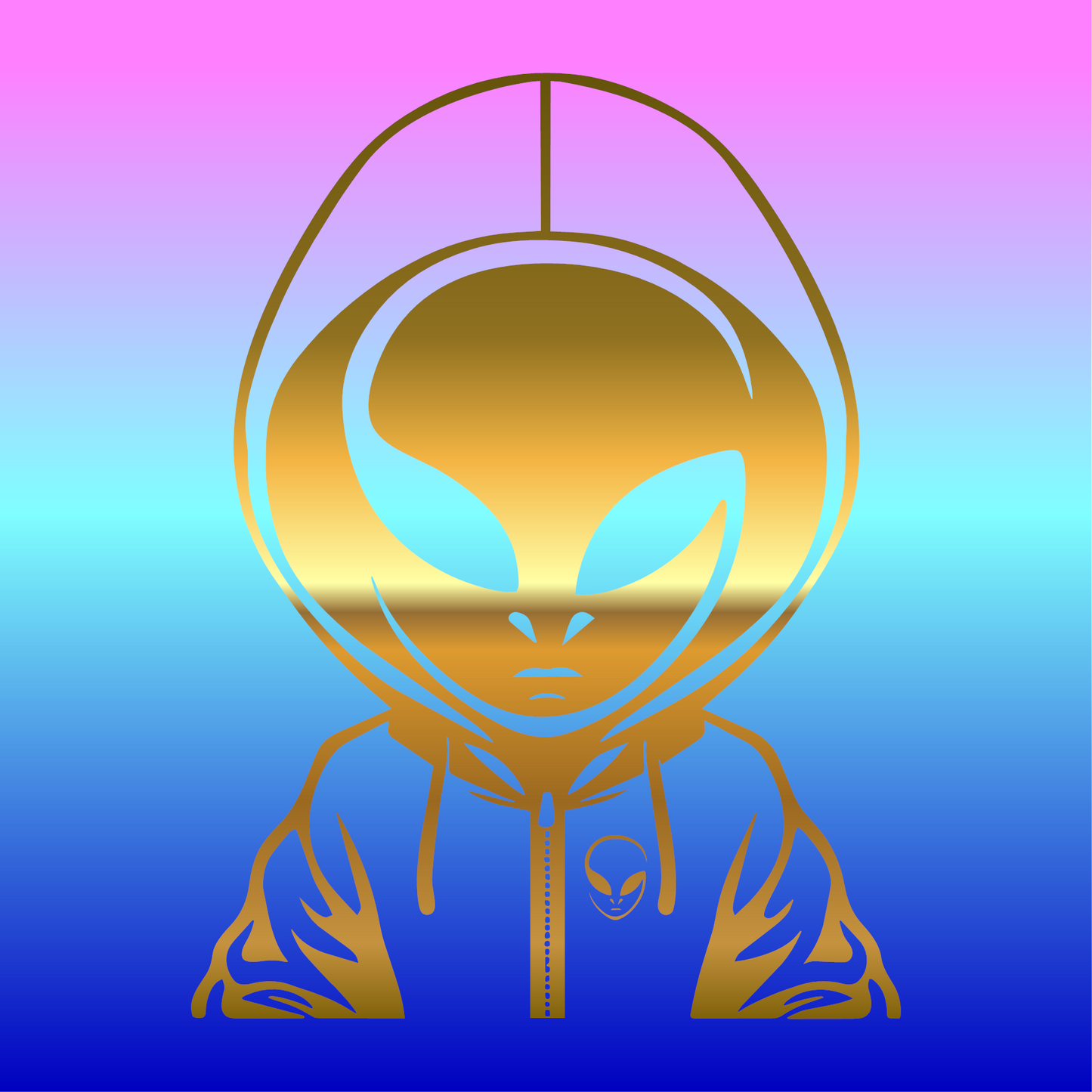 Sticker "L'Extraterrestre Urbain" 👽✨