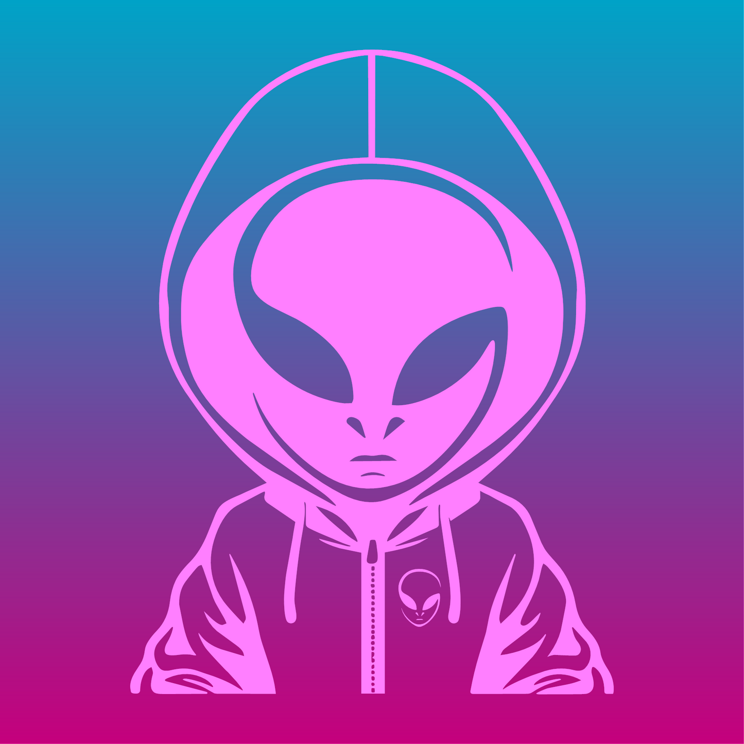 Sticker "L'Extraterrestre Urbain" 👽✨